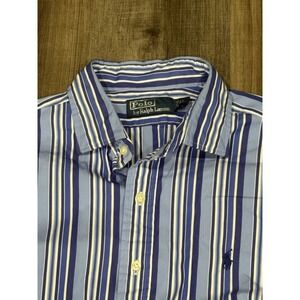 Polo Ralph Lauren‎ Long Sleeve Button Down Men's Size XL Striped Shirt